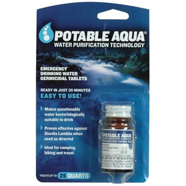 Potable Aqua Potable Aqua 371240 Tablets - Water Purification 371240